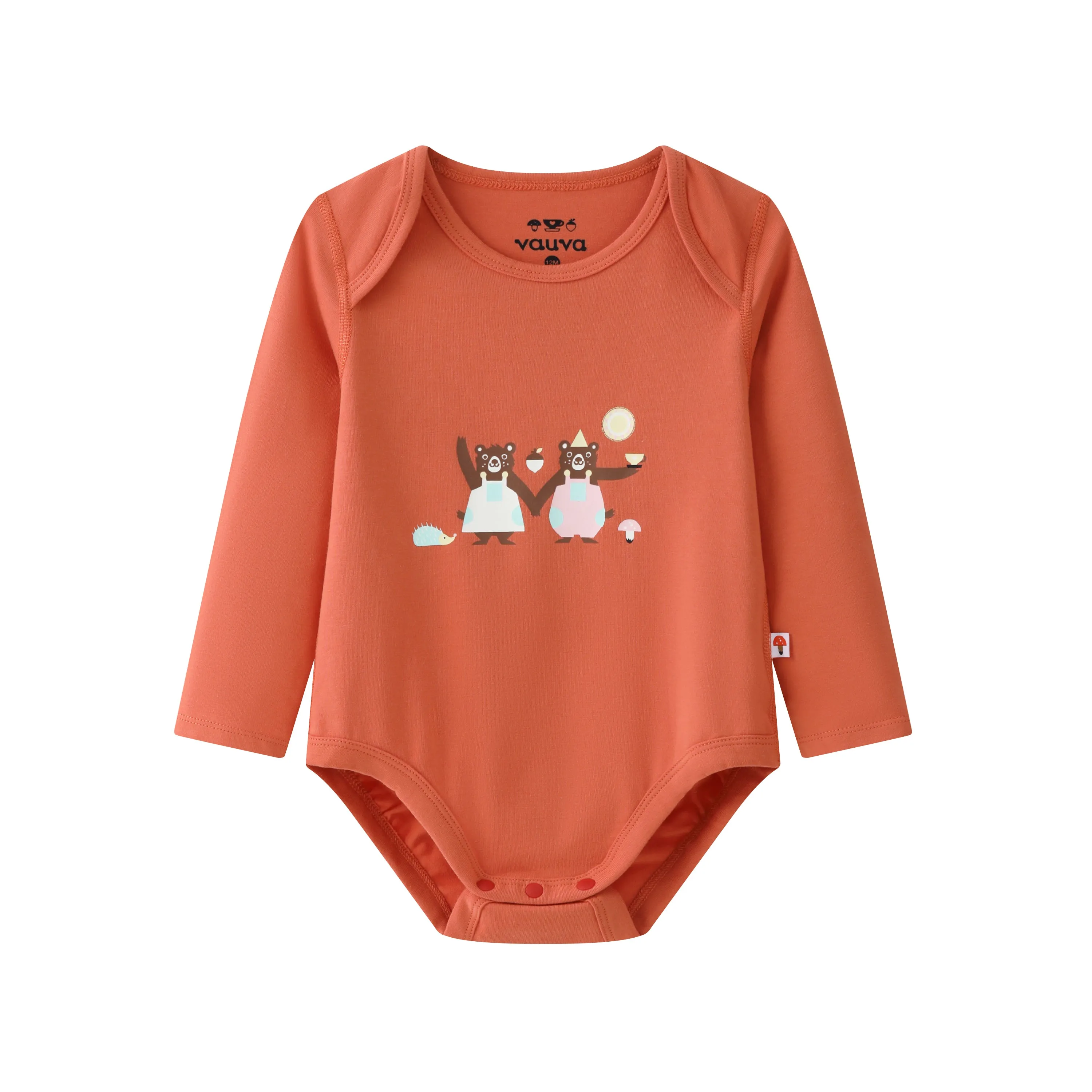 Vauva BBNS Festival Edition - Organic Cotton Print Pattern Bodysuits (2-pack)