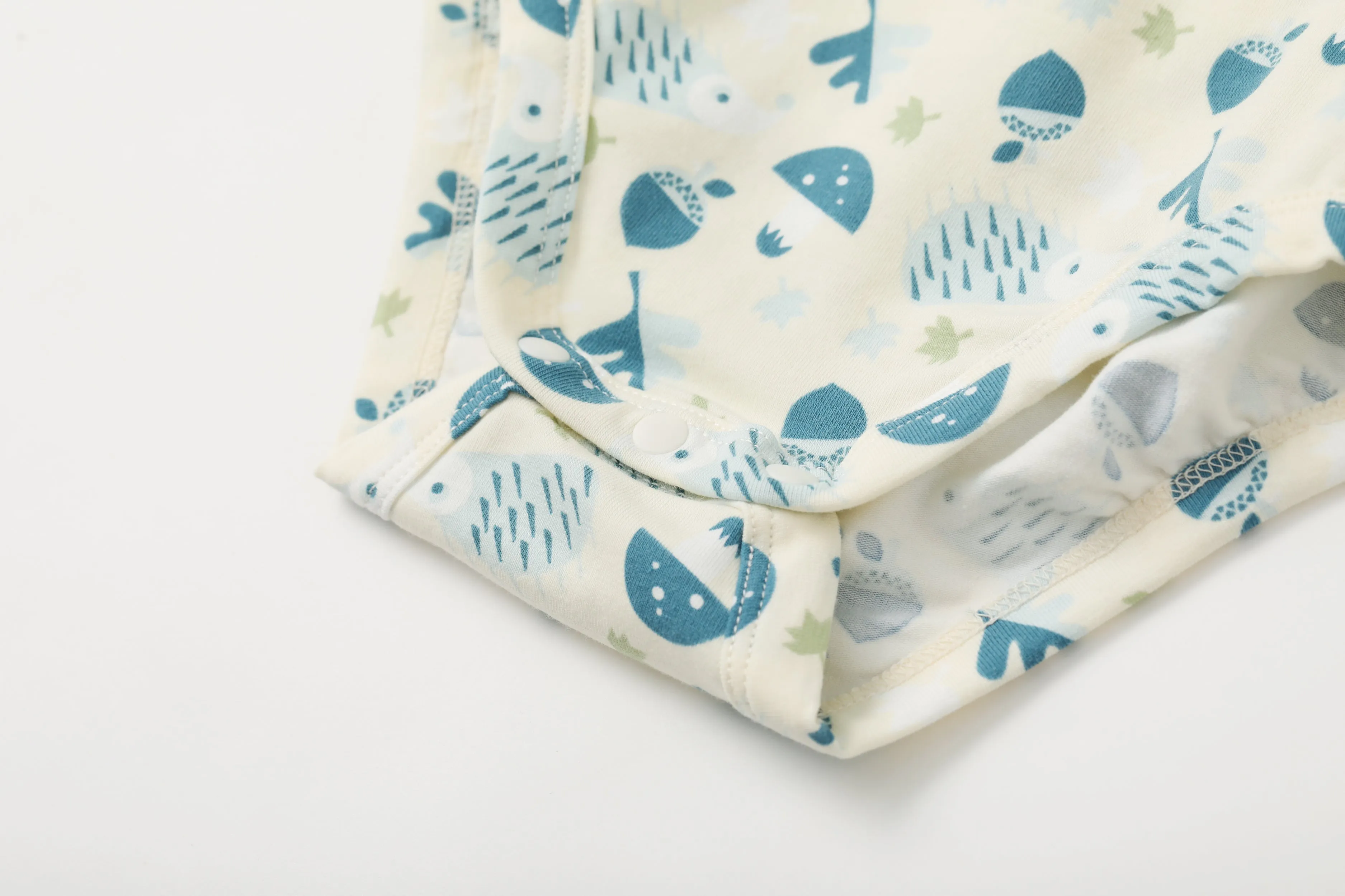 Vauva BBNS Forest Series - Organic Cotton Mushroom Print Bodysuits (2-pack)