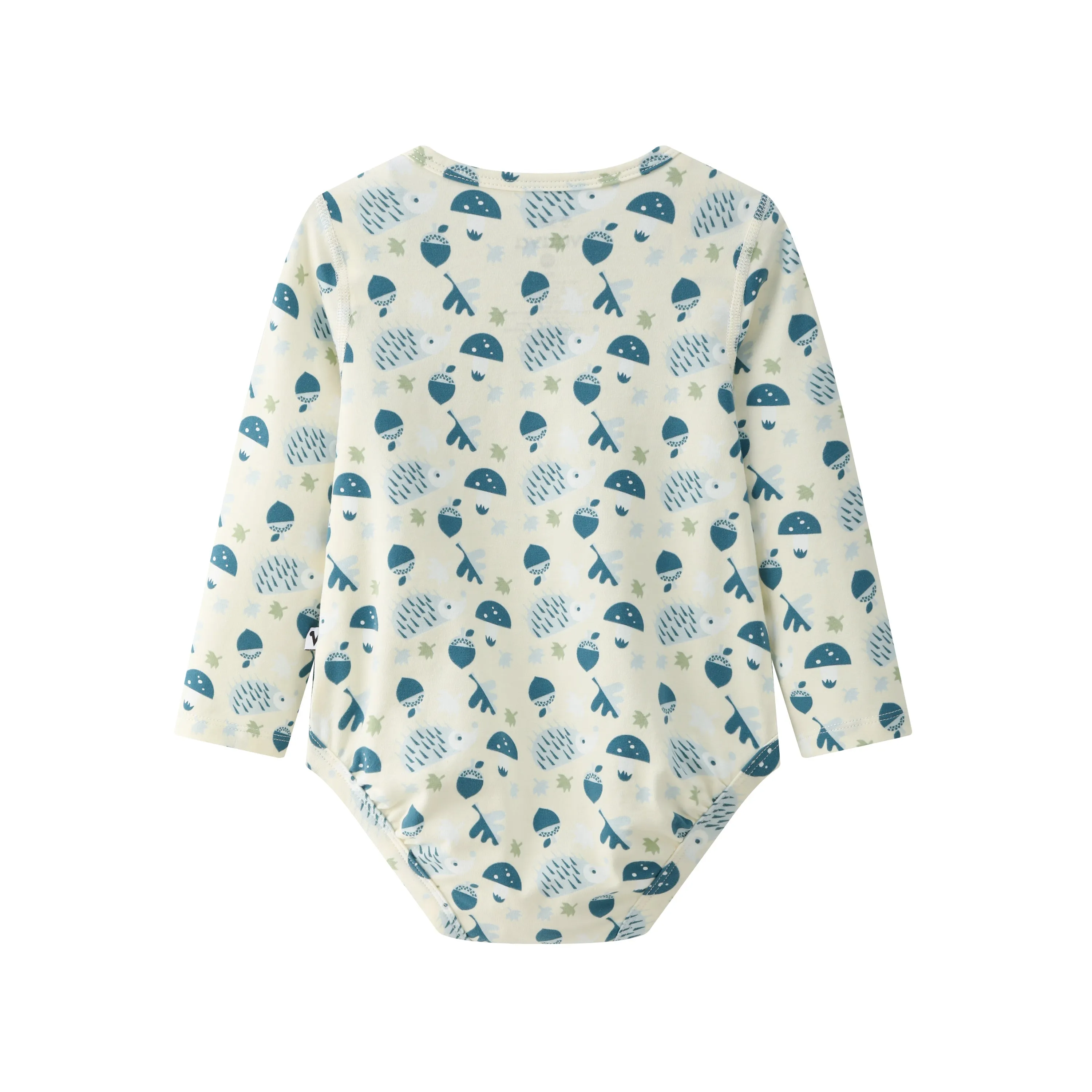 Vauva BBNS Forest Series - Organic Cotton Mushroom Print Bodysuits (2-pack)