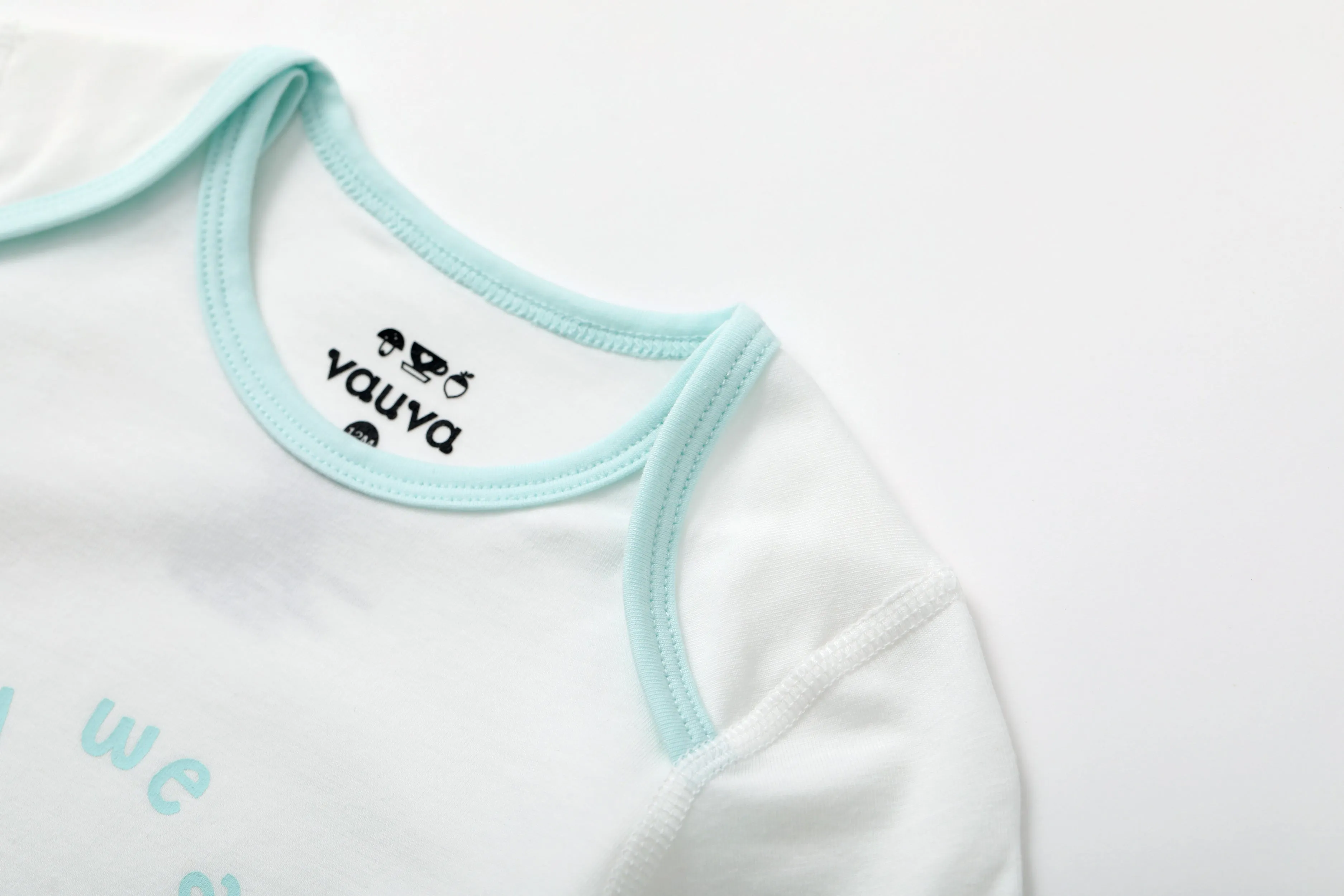 Vauva BBNS - Organic Cotton Print Pattern Bodysuits (2-pack)