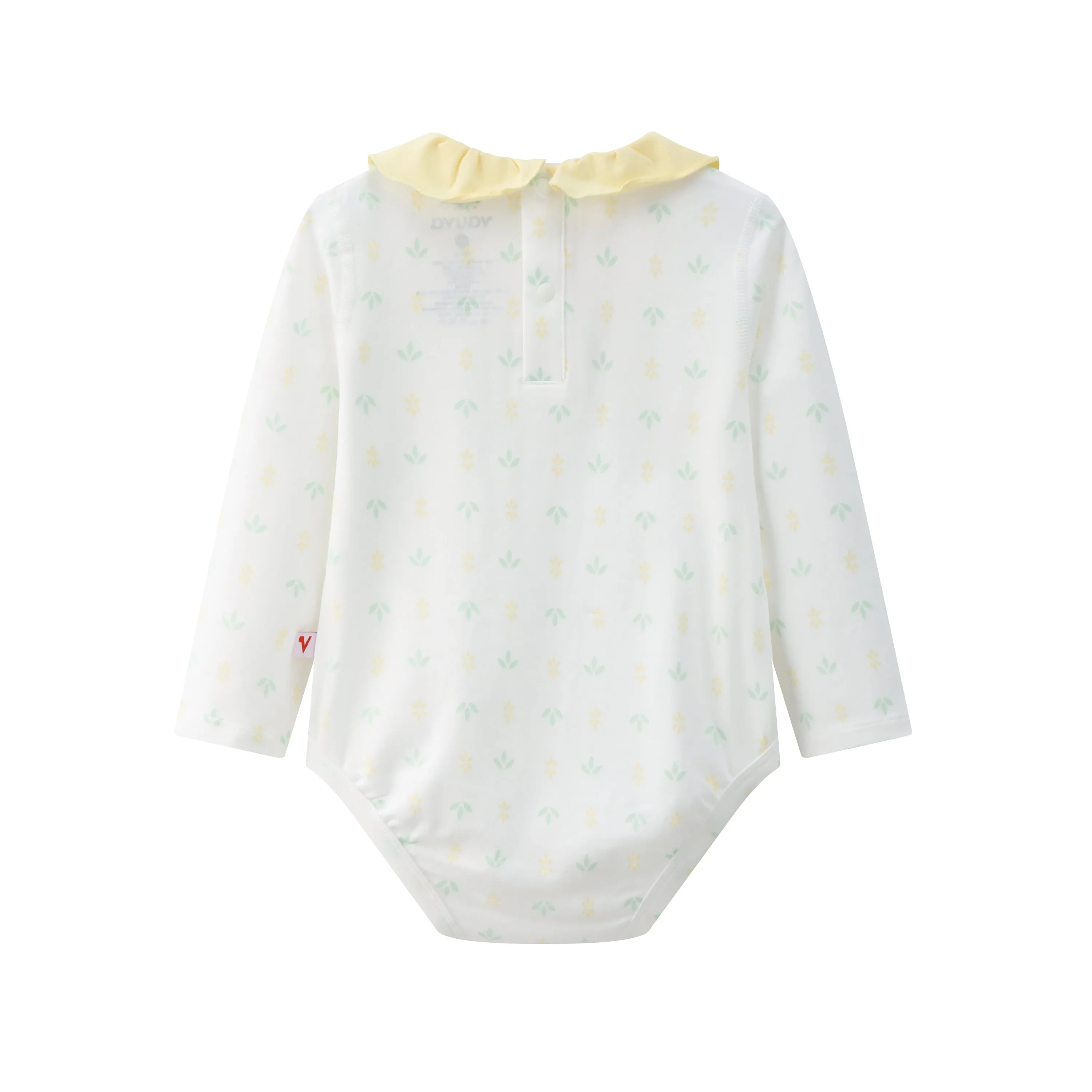 Vauva BBNS - Organic Cotton Ruffle Collar Bodysuits (2-pack)