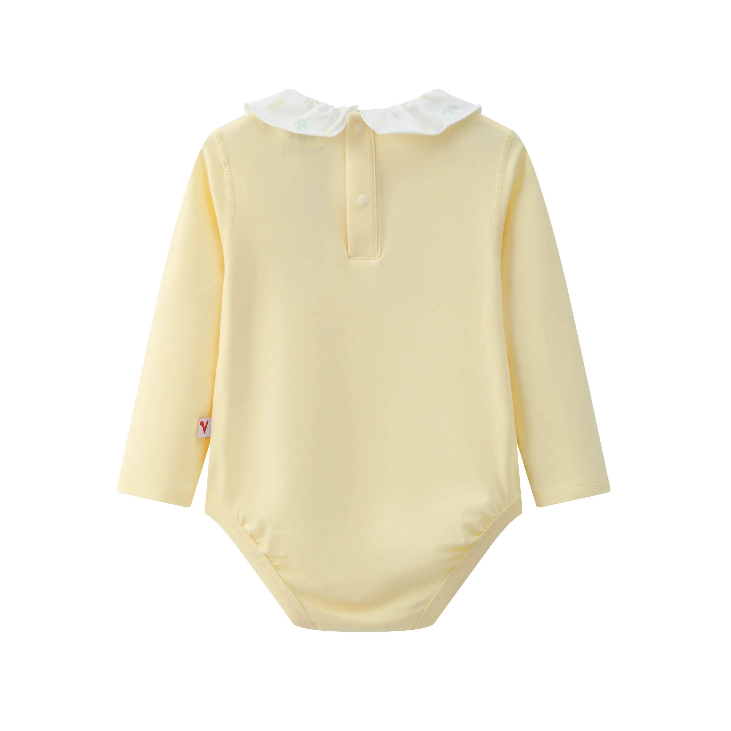 Vauva BBNS - Organic Cotton Ruffle Collar Bodysuits (2-pack)