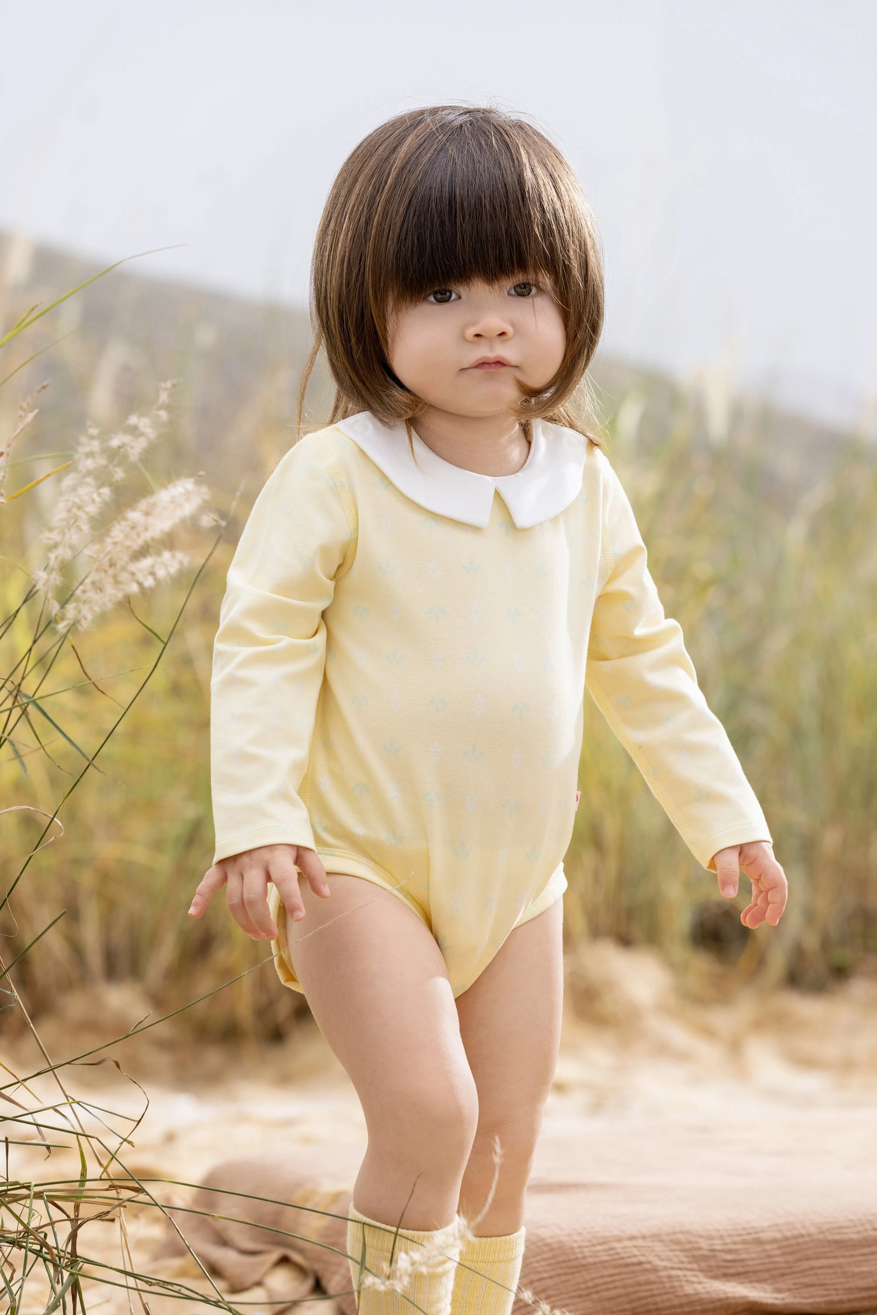 Vauva BBNS - Organic Cotton Square Collar Bodysuits (2-pack)