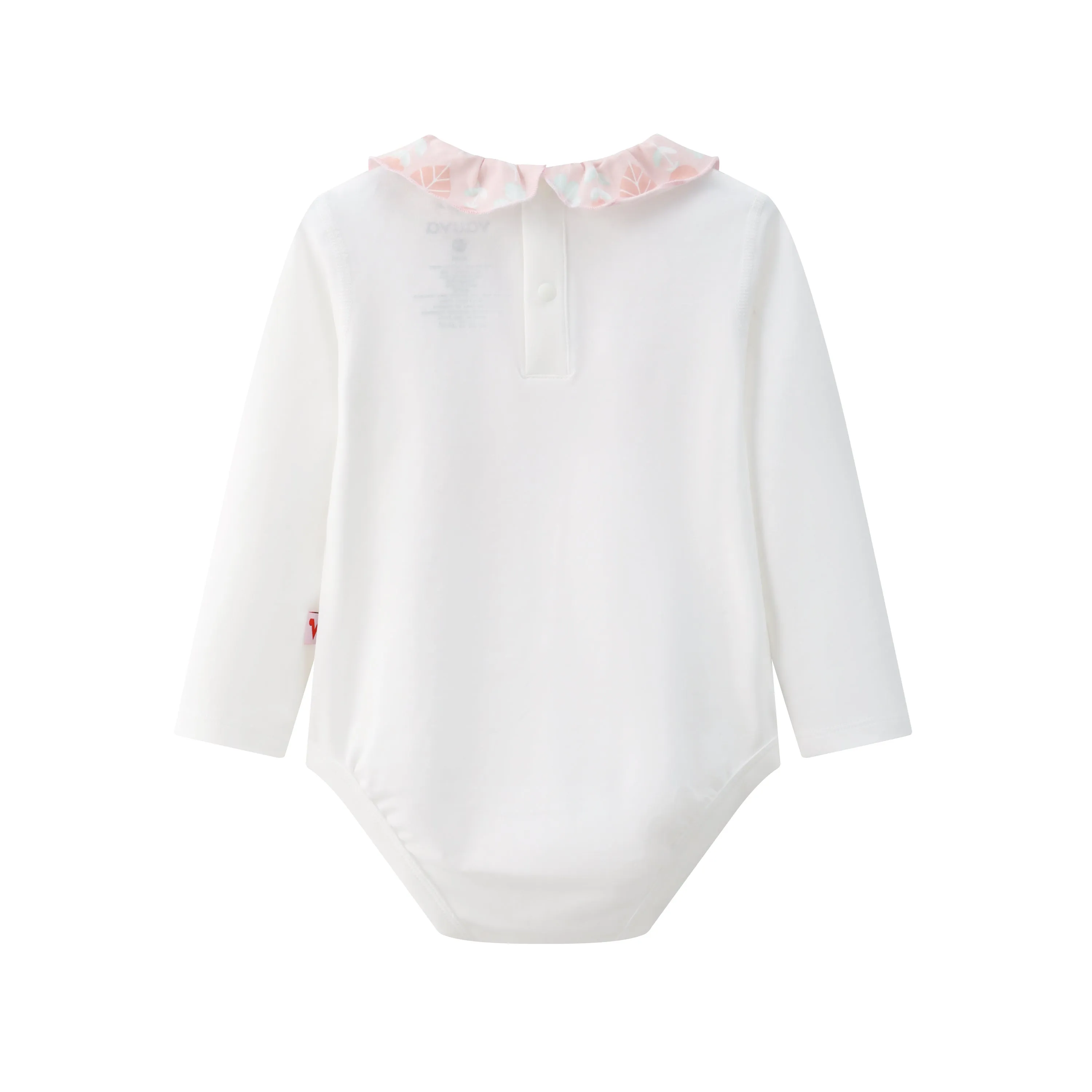 Vauva BBNS - Organic Lotus Collar Floral Cotton Bodysuits (2-pack)