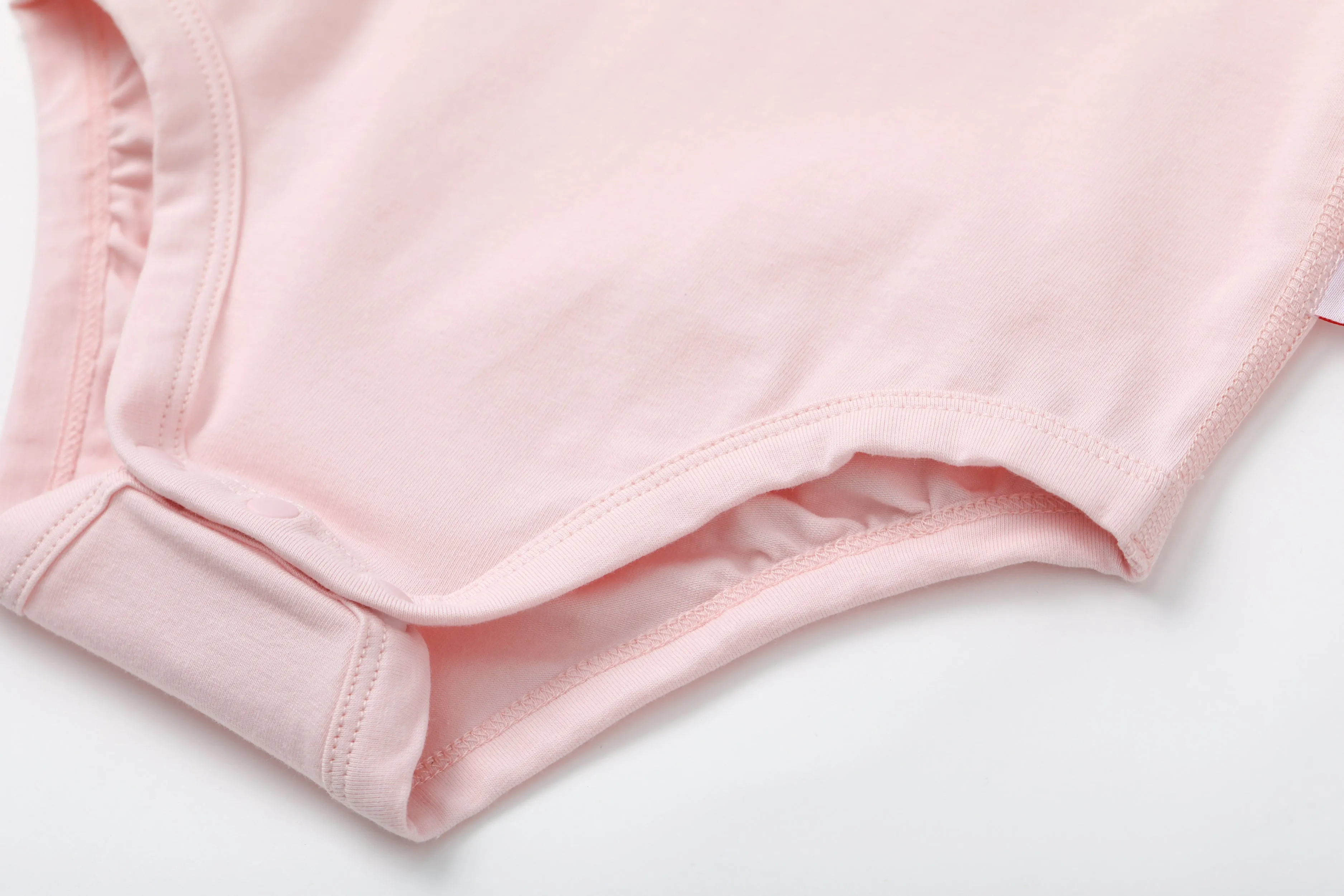 Vauva BBNS - Organic Pink Floral Cotton Bodysuits (2-pack)