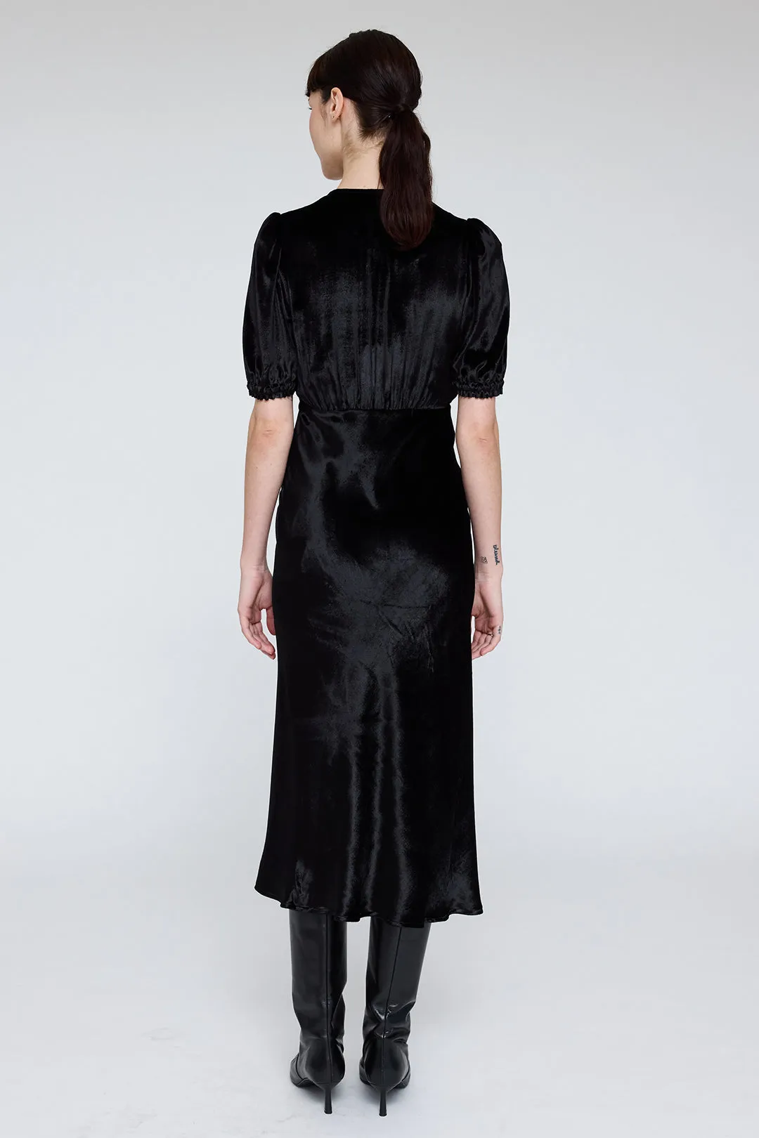 Velvet Black Bella Dress