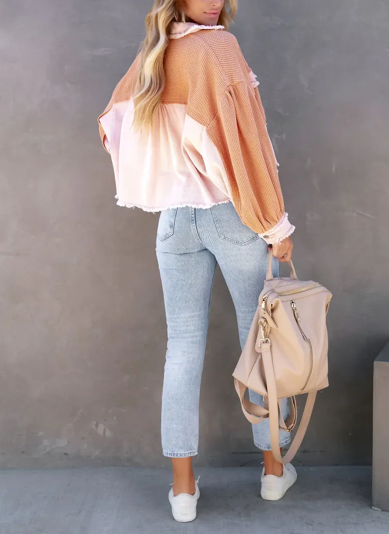 Waffle Cotton Washed Jacket