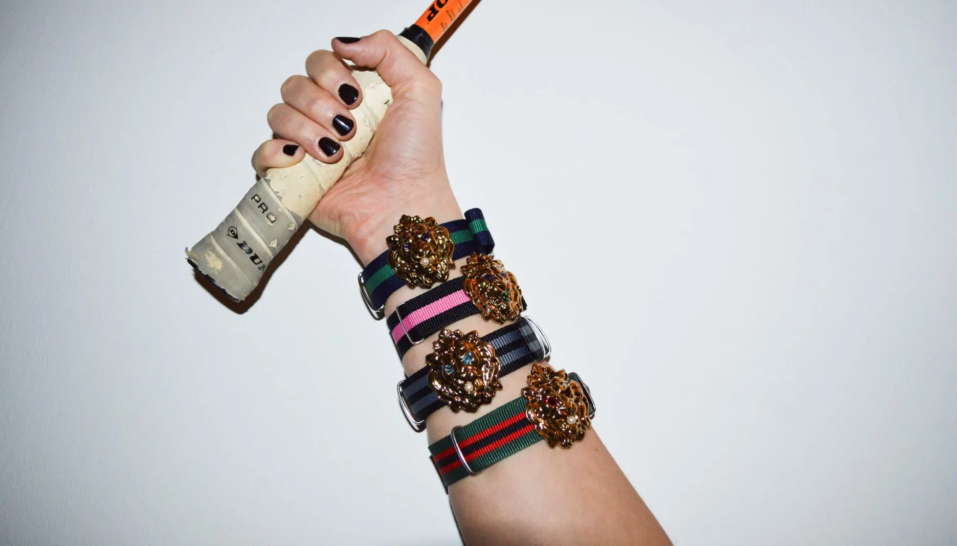 Watch Candy Bracelet - G Lionmotive Black-Pink