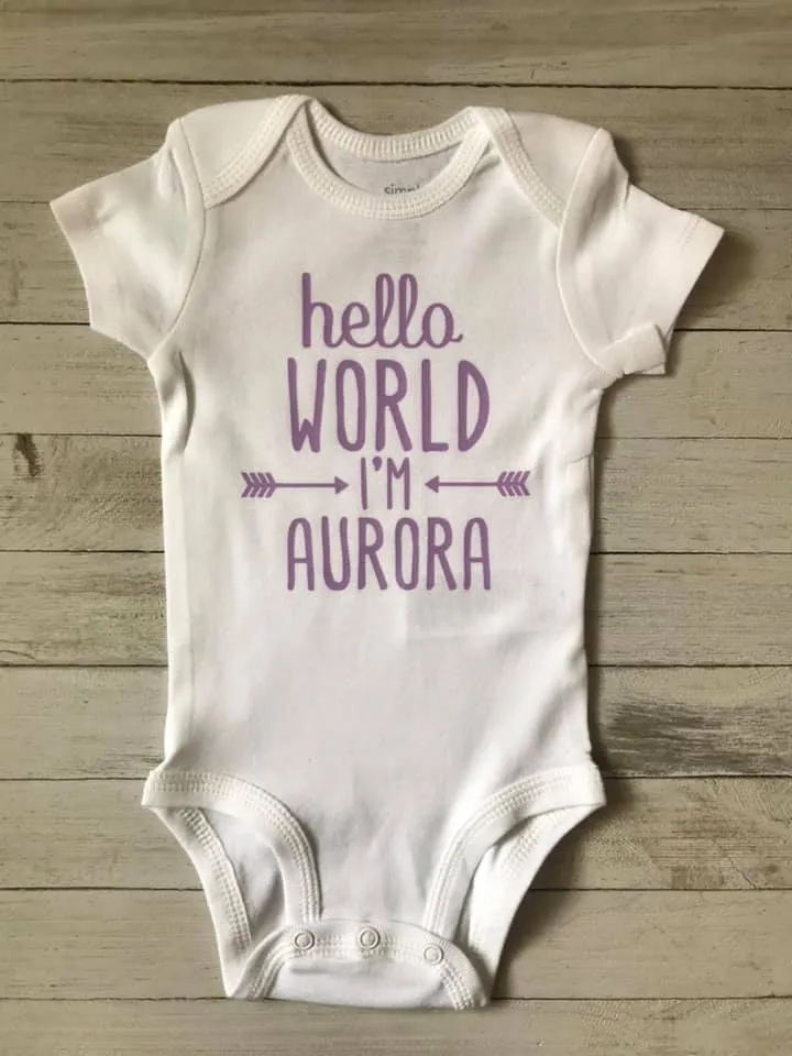 Welcome Baby Box Light Purple
