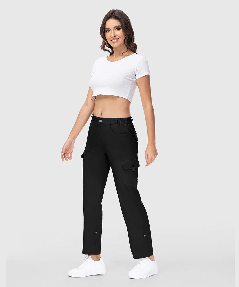 Women's Outdoor Leg Length Adjustable Straight Pants