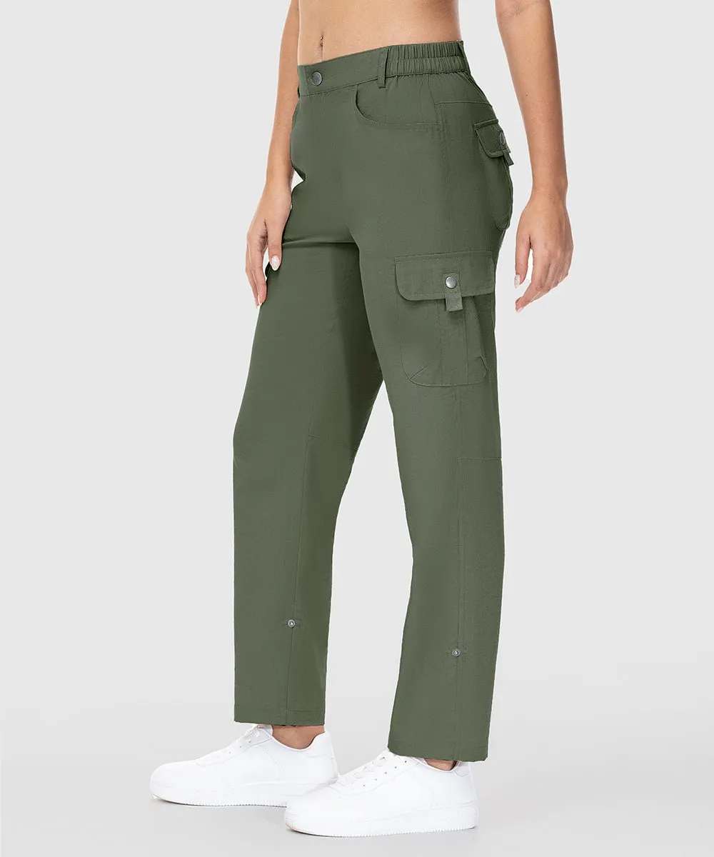 Women's Outdoor Leg Length Adjustable Straight Pants