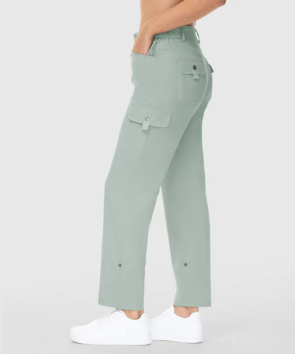 Women's Outdoor Leg Length Adjustable Straight Pants