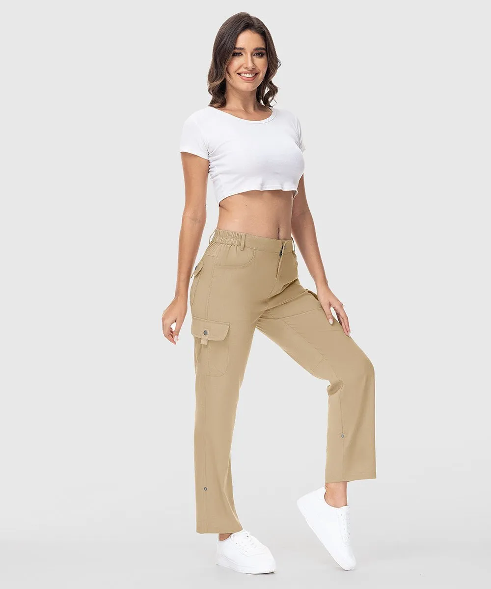 Women's Outdoor Leg Length Adjustable Straight Pants