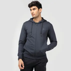 Zipper Hoodie - Charcoal Grey