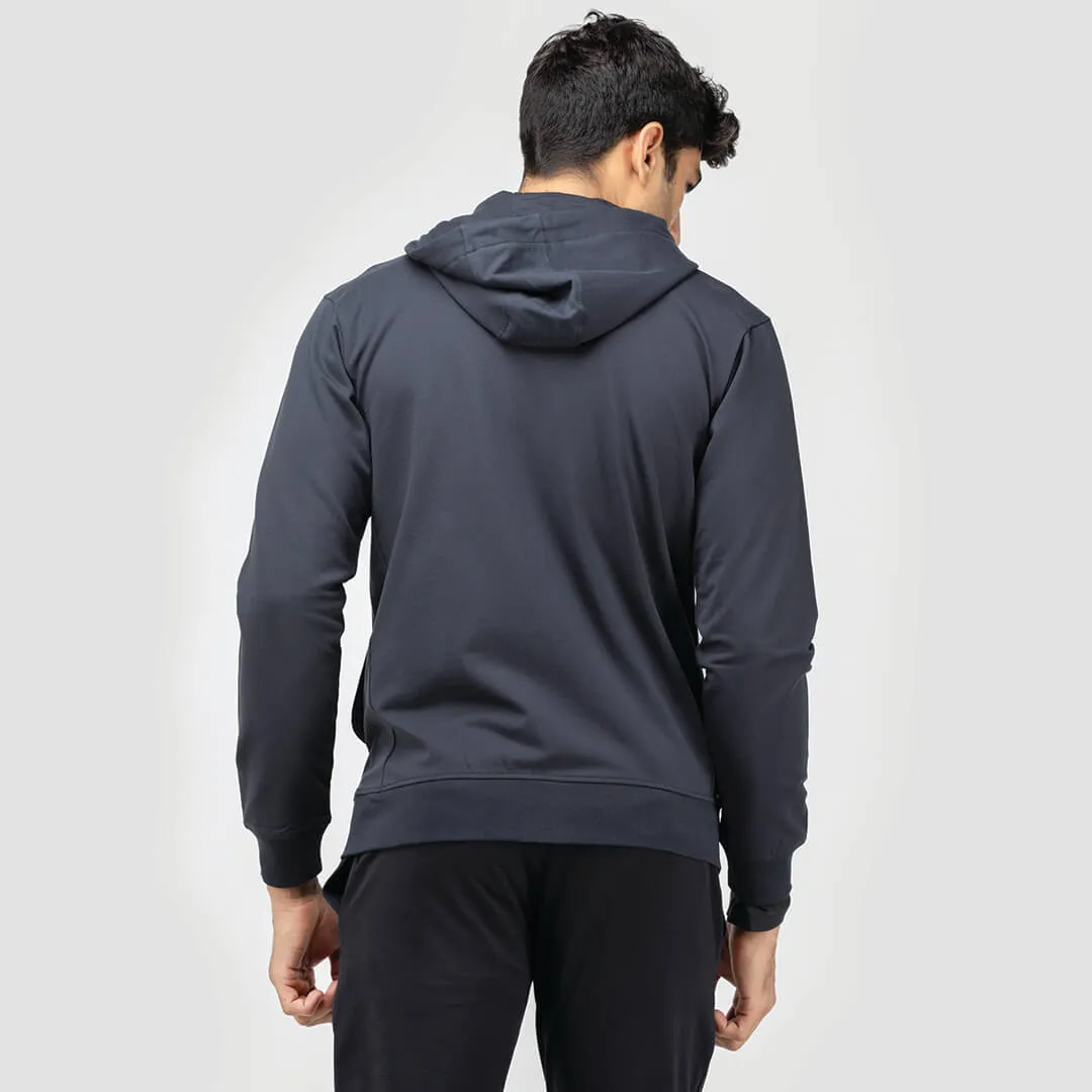 Zipper Hoodie - Charcoal Grey